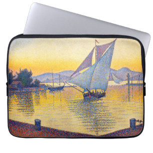 Paul Signac - The Port at Sunset, Opus 236 Laptopschutzhülle