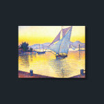 Paul Signac - The Port at Sunset, Opus 236 Leinwanddruck<br><div class="desc">The Port at Sunset, Opus 236 (Saint-Tropez) / Le Port au soleil couchant, Opus 236 (Saint-Tropez) - Paul Signac, Oil on Leinwand, 1892</div>