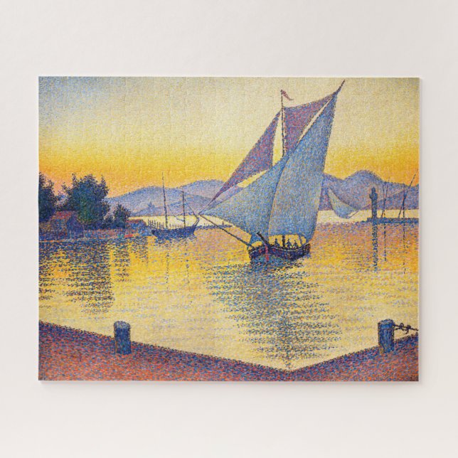 Paul Signac - The Port at Sunset, Opus 236 Puzzle (Horizontal)