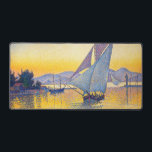 Paul Signac - The Port at Sunset, Opus 236 Schreibtischunterlage<br><div class="desc">The Port at Sunset,  Opus 236 (Saint-Tropez) / Le Port au soleil couchant,  Opus 236 (Saint-Tropez) - Paul Signac,  Oil on Leinwand,  1892</div>