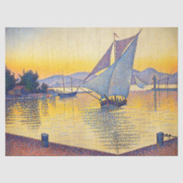Paul Signac - The Port at Sunset, Opus 236 Seidenpapier