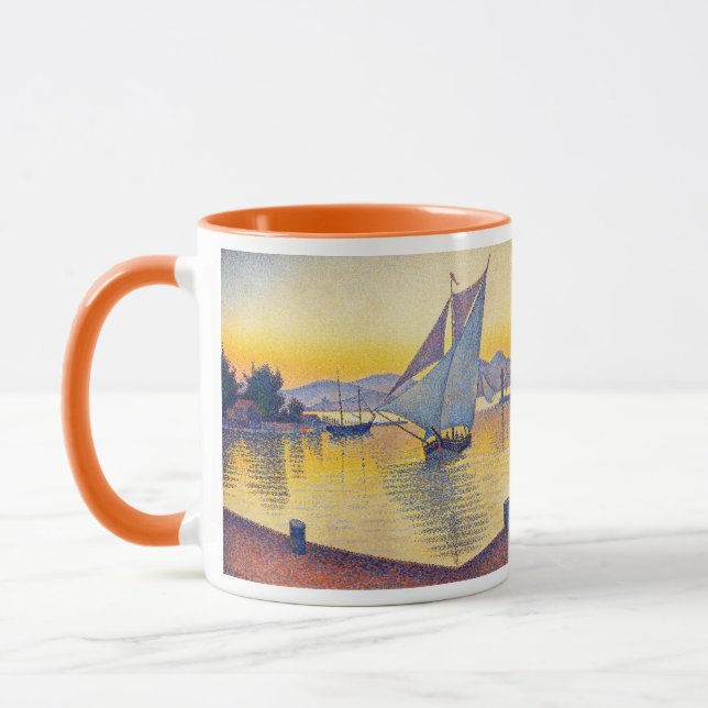 Paul Signac - The Port at Sunset, Opus 236 Tasse (Links)