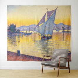 Paul Signac - The Port at Sunset, Opus 236 Wandteppich