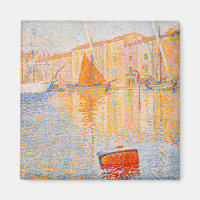 Paul Signac - The Red Buoy, Saint-Tropez