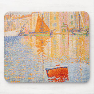 Paul Signac - The Red Buoy, Saint-Tropez Mousepad