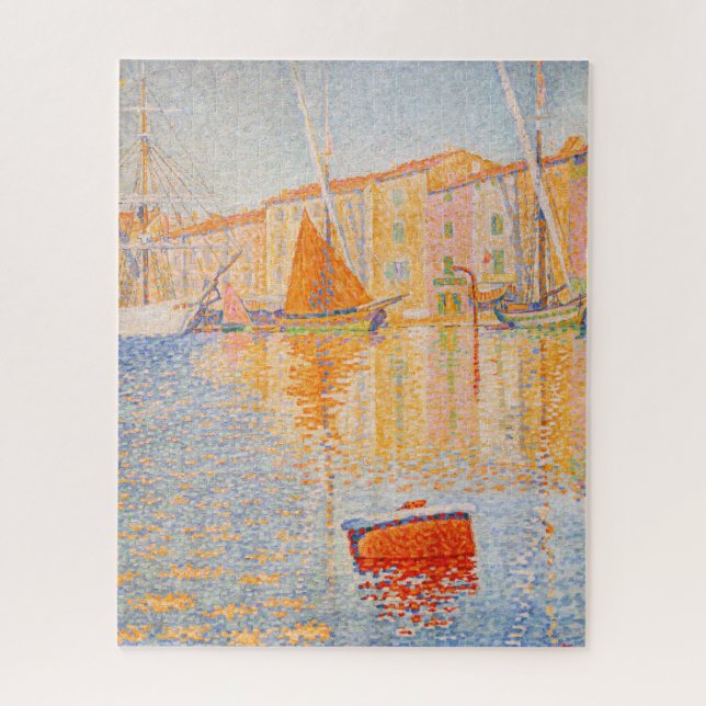 Paul Signac - The Red Buoy, Saint-Tropez Puzzle (Vertikal)