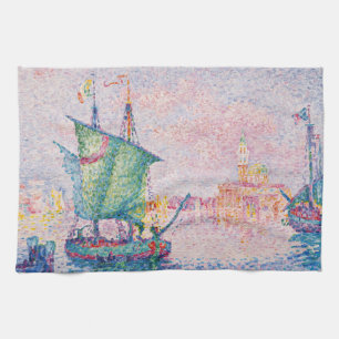 Paul Signac - Venedig, Die rosa Wolke Geschirrtuch