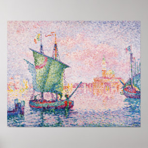 Paul Signac Venice, Die rosa Wolke Poster
