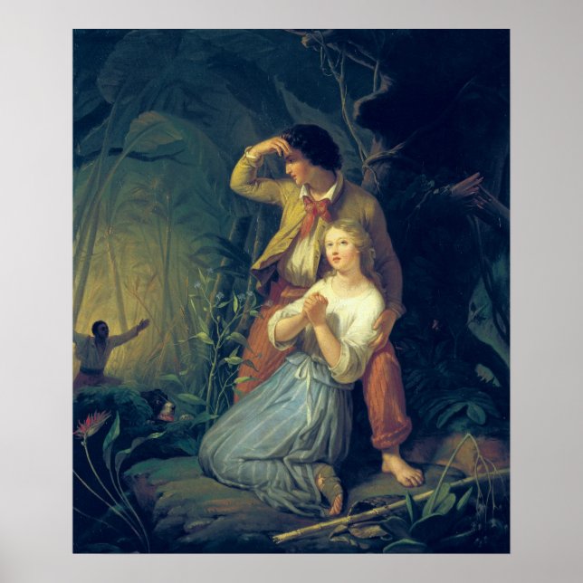 Paul und Virginie Poster (Vorne)