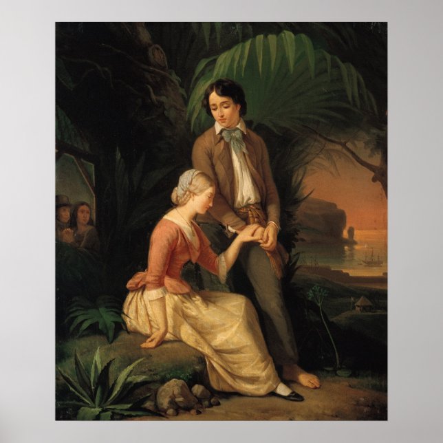 Paul und Virginie Poster (Vorne)