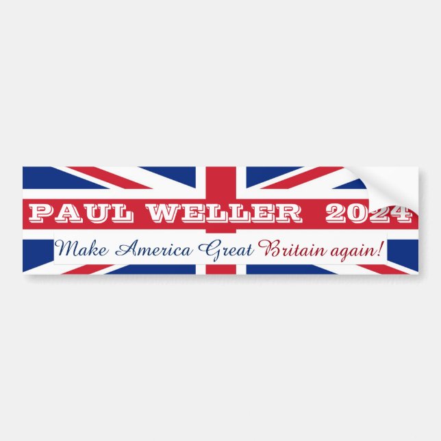 Paul Weller 2024 Autoaufkleber (Vorne)