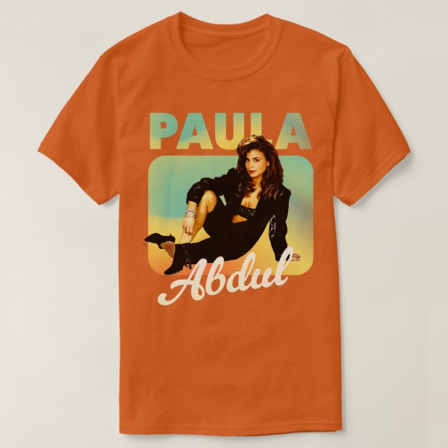 Paula Abdul Retro Vintag T-Shirt (Design vorne)