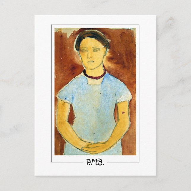 Paula Modersohn-Becker #108 - Fine Art Postkarte (Vorderseite)