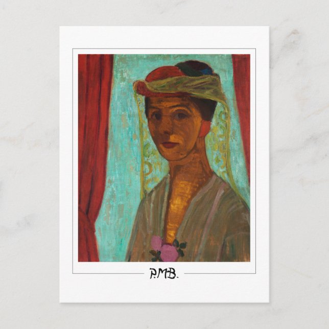 Paula Modersohn-Becker #10 - Fine Art Postkarte (Vorderseite)