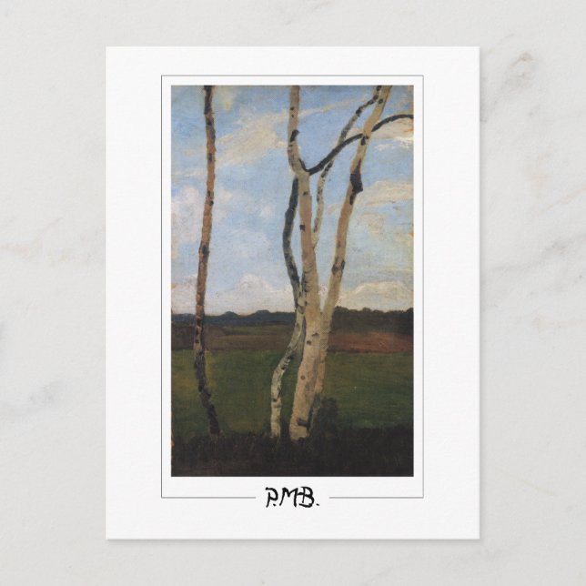 Paula Modersohn-Becker #113 - Fine Art Postkarte (Vorderseite)