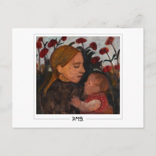 Paula Modersohn-Becker #11 - Fine Art Postkarte (Vorderseite)
