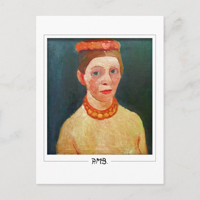 Paula Modersohn-Becker #134 - Fine Art Postkarte (Vorderseite)