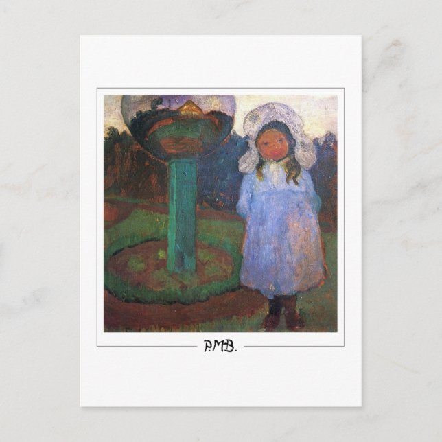 Paula Modersohn-Becker #179 - Fine Art Postkarte (Vorderseite)