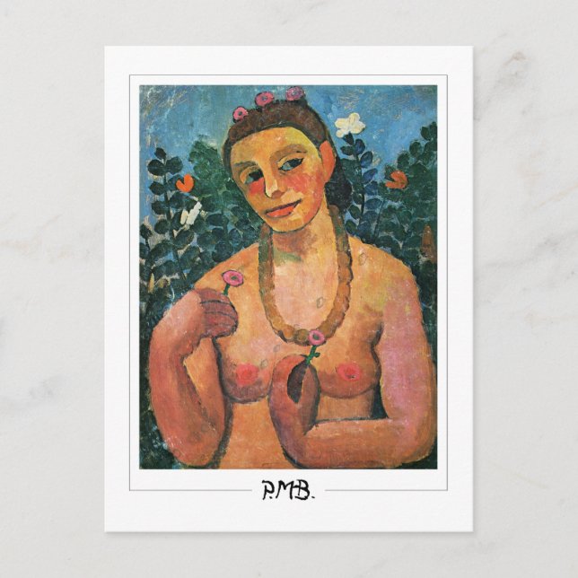 Paula Modersohn-Becker #183 - Fine Art Postkarte (Vorderseite)