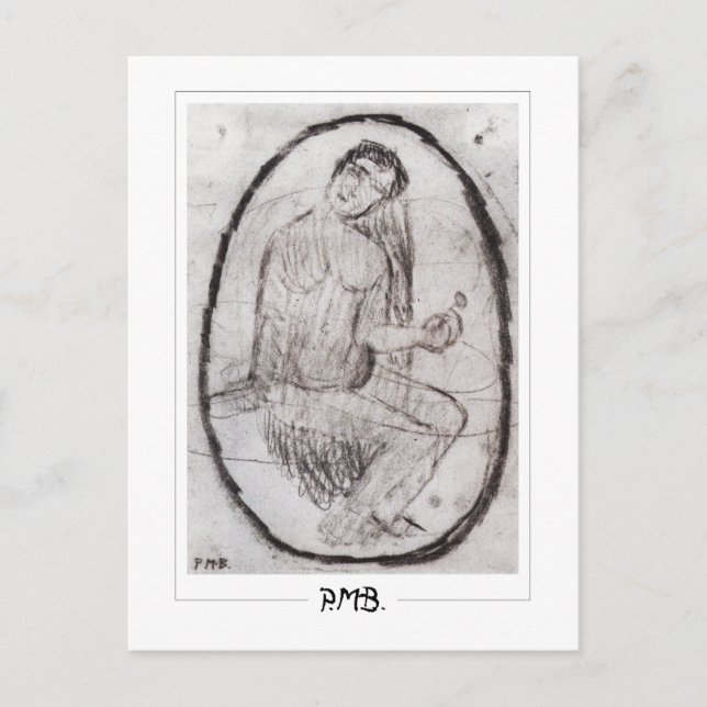 Paula Modersohn-Becker #187 - Fine Art Postkarte (Vorderseite)