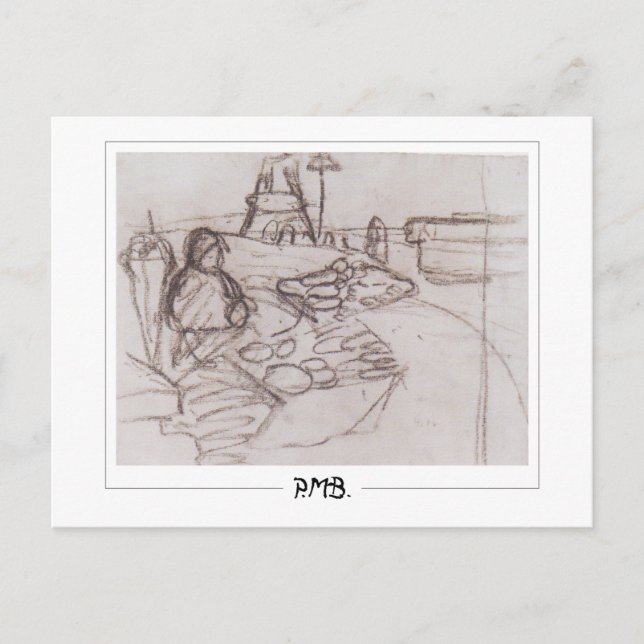 Paula Modersohn-Becker #40 - Fine Art Postkarte (Vorderseite)