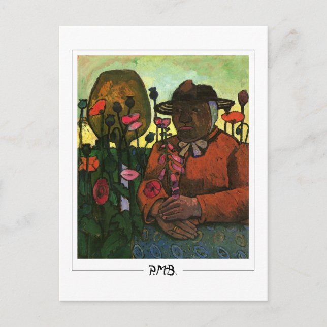 Paula Modersohn-Becker #44 - Fine Art Postkarte (Vorderseite)