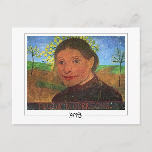 Paula Modersohn-Becker #92 - Fine Art Postkarte (Vorderseite)