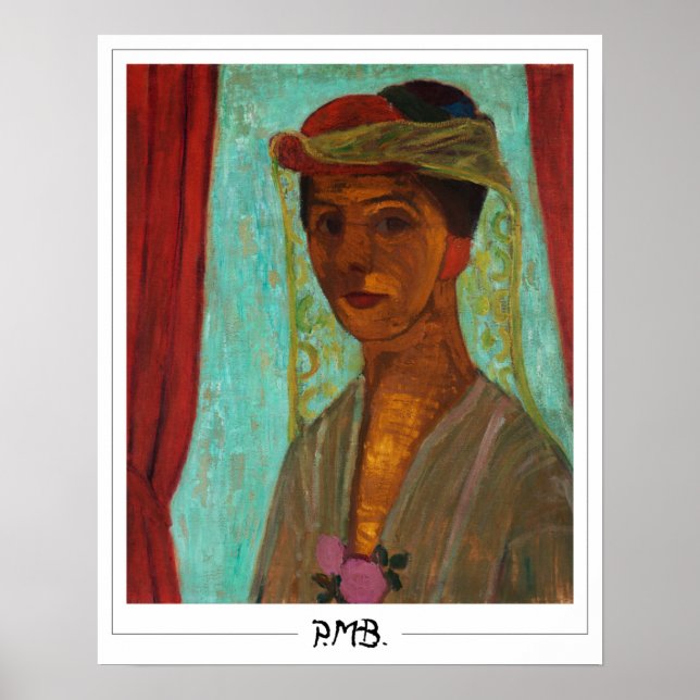 Paula Modersohn-Becker Zedign Art Poster #10 (Vorne)