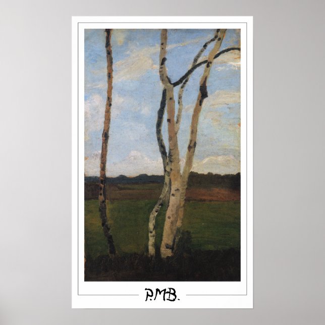 Paula Modersohn-Becker Zedign Art Poster #113 (Vorne)