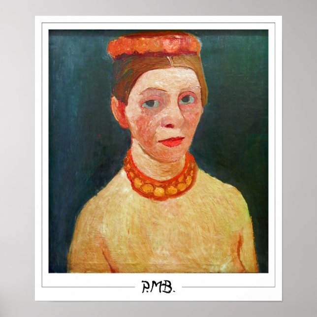 Paula Modersohn-Becker Zedign Art Poster #134 (Vorne)