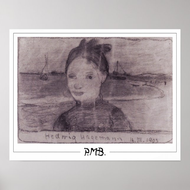 Paula Modersohn-Becker Zedign Art Poster #137 (Vorne)