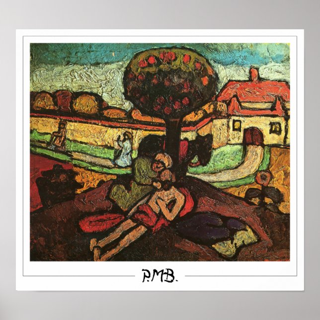 Paula Modersohn-Becker Zedign Art Poster #166 (Vorne)