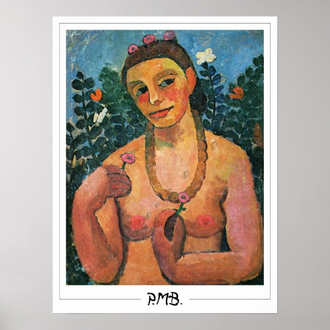 Paula Modersohn-Becker Zedign Art Poster #183 (Vorne)