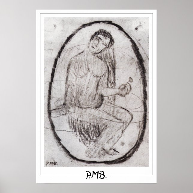 Paula Modersohn-Becker Zedign Art Poster #187 (Vorne)