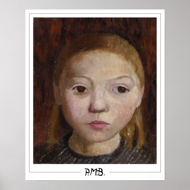 Paula Modersohn-Becker Zedign Art Poster #2 (Vorne)