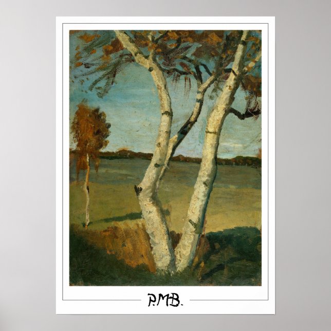 Paula Modersohn-Becker Zedign Art Poster #3 (Vorne)