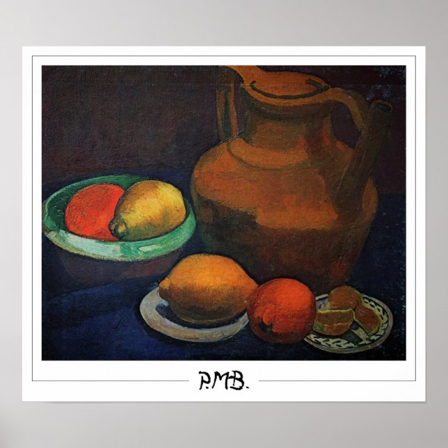 Paula Modersohn-Becker Zedign Art Poster #30 (Vorne)