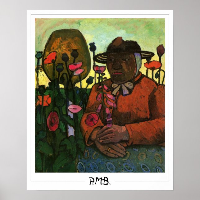 Paula Modersohn-Becker Zedign Art Poster #44 (Vorne)
