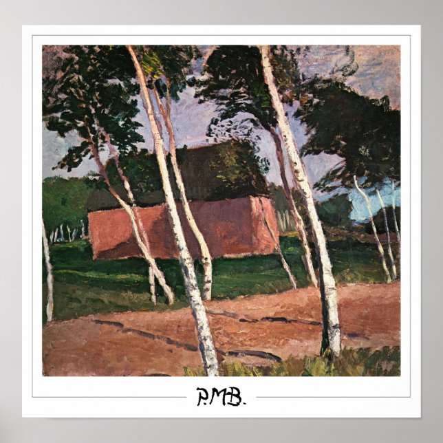 Paula Modersohn-Becker Zedign Art Poster #88 (Vorne)