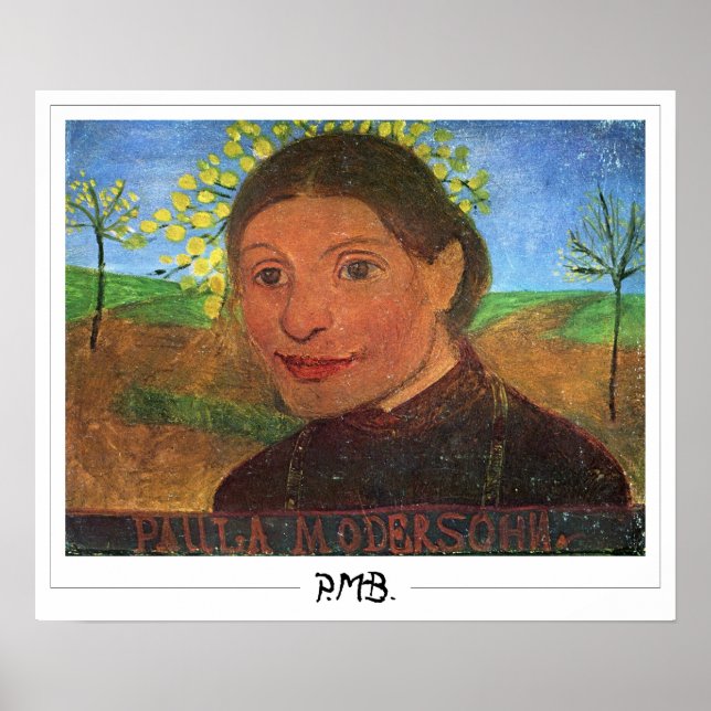 Paula Modersohn-Becker Zedign Art Poster #92 (Vorne)