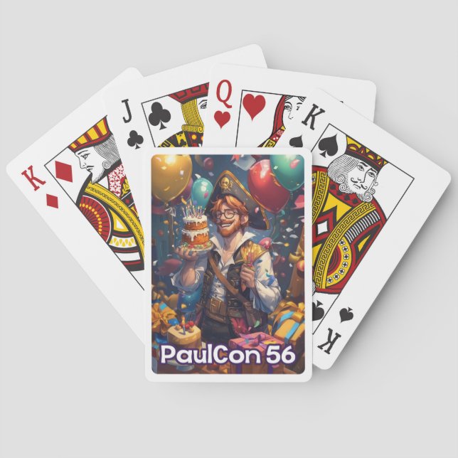 PaulCon 56 Poker Deck Spielkarten (Rückseite)