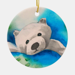Paulie die Eisbär-Verzierung Keramikornament