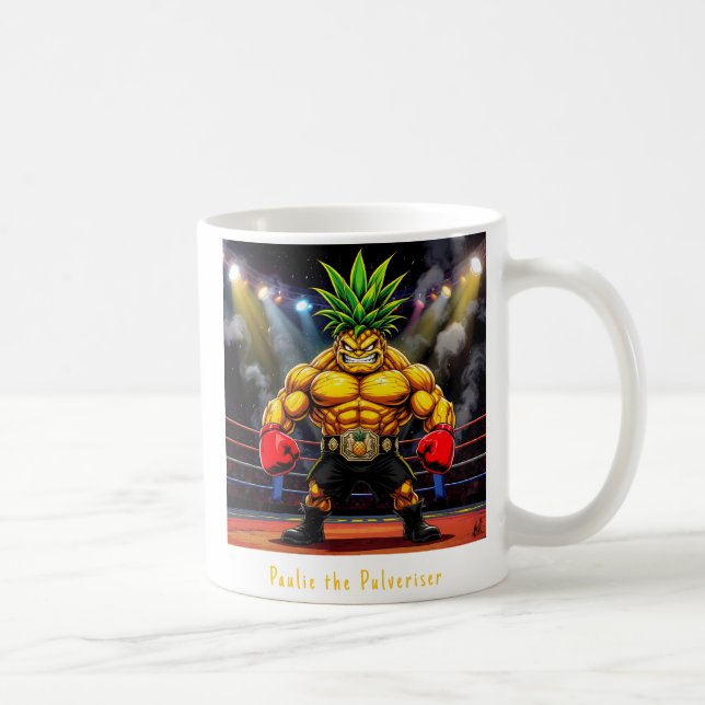 Paulie the Pulveriser - Ananas-Imperium Kaffeetasse (Rechts)