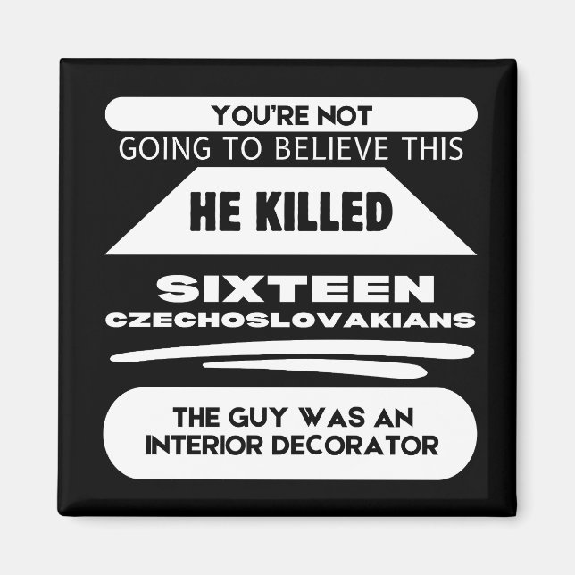 Paulie Walnut Zitat Magnet (Vorne)