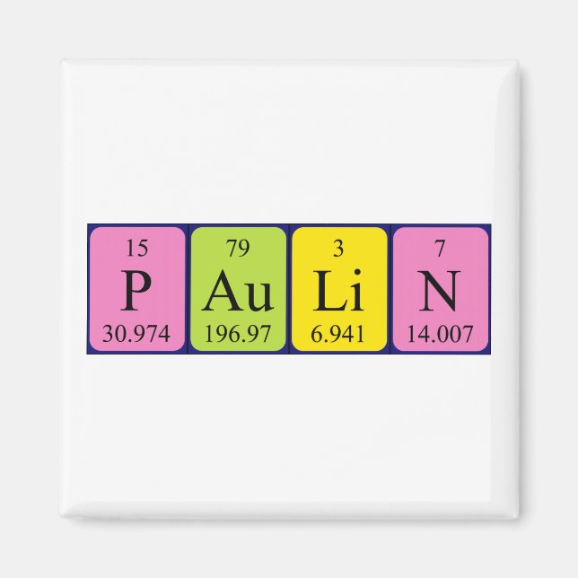 Paulin-Periodenmagnet Magnet (Vorne)