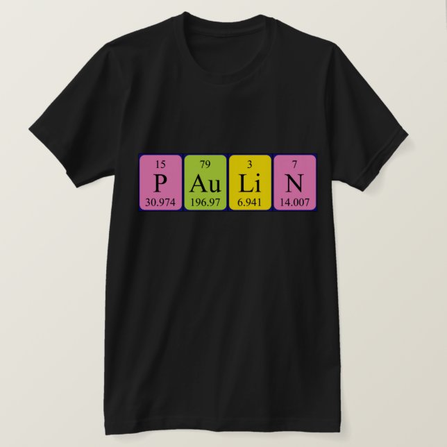 Paulin Periodenname Shirt (Design vorne)