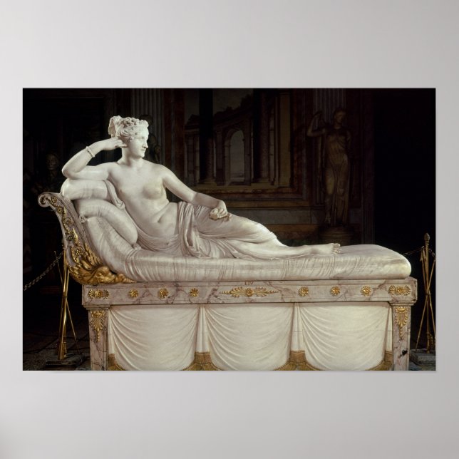 Pauline Bonaparte als Venus Triumphant, c.1805-08 Poster (Vorne)