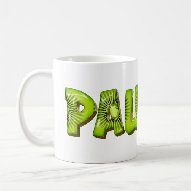 Pauline Name Kiwi Style Tasse Teetasse Kaffeetasse (Links)