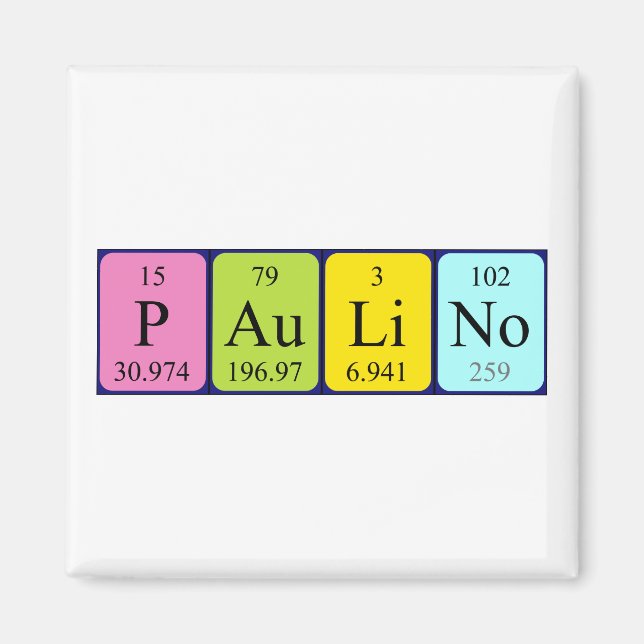 Paulino Periodenmagnet Magnet (Vorne)