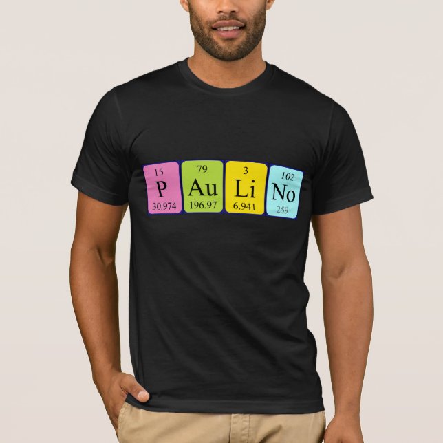 Paulino Periodenname Shirt (Vorderseite)